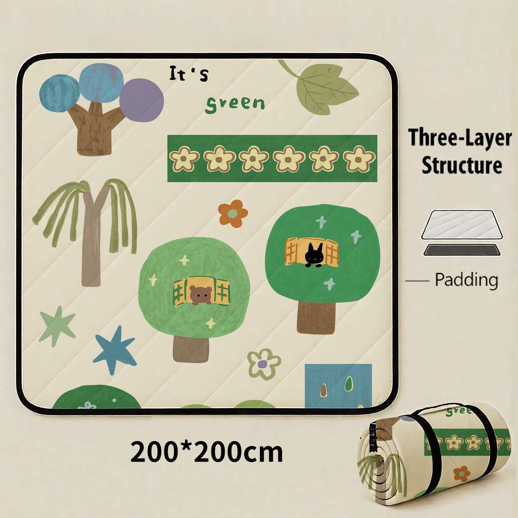 Picnic Mat Moisture-proof Mat Summer Thickened Field Camping Beach Spring Outing Waterproof Mat Floor Mat Outdoor Tent Floor Mat