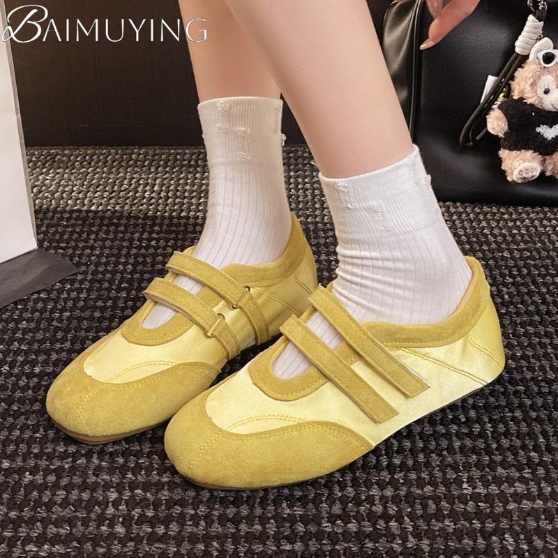Women Sport Casual Sneaker Square Toe Sandals Woman Flats Ballet Shoes 2025 New Brand Comfort Shallow Loafers Summer Zapatillas