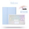 Bluetooth Touchpad Backlit Keyboard Case For Samsung Galaxy Tab S6 Lite 10.4 P610 P615 With Pen Slot Tablet TPU Protective Cover