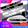 Car Sticker Hot For Ford 2PCS Vinyl Car Rearview Mirror Sticker Auto Side Body Stripe Decal Decoration For Ford Ranger Focus Kug