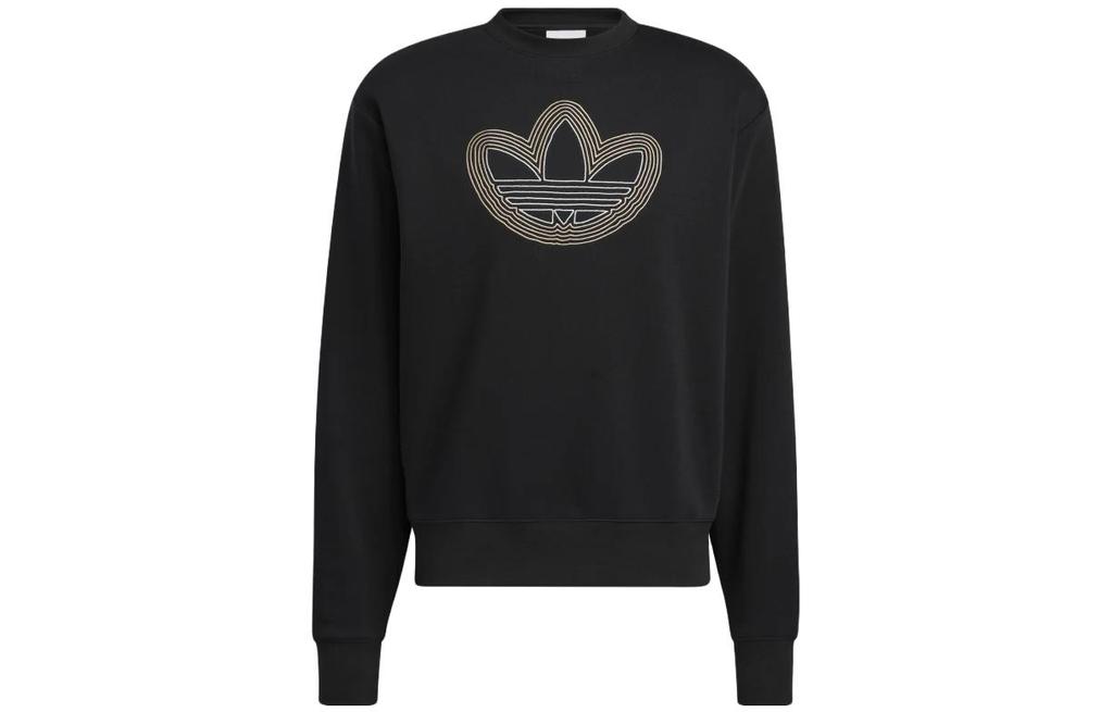 Adidas Originals Sweatshirts Men's Black Crew Neck Moderate Regular HI2975