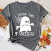 Women Summer T Shirt  Print Halloween Prankster  Short Sleeve Tees Casual   Printed  Tops