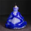 Hot-Selling Children's Princess Flower Girl Wedding & Evening Gown: Floor-Length, Puffy Performance Costume for Girls