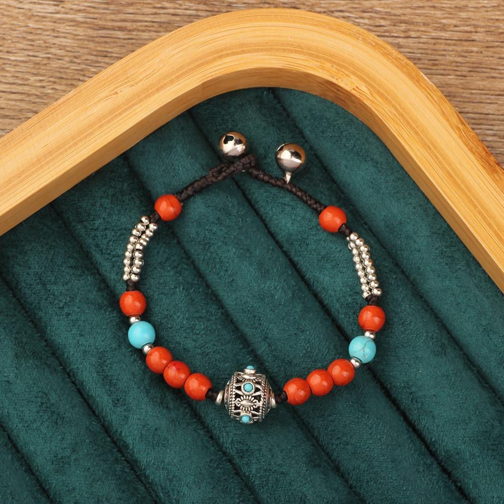 Braided Tibetan-style Bracelet Nepal Tibetan Style Vintage Beaded Bracelet Bohemian Bracelet  Gift