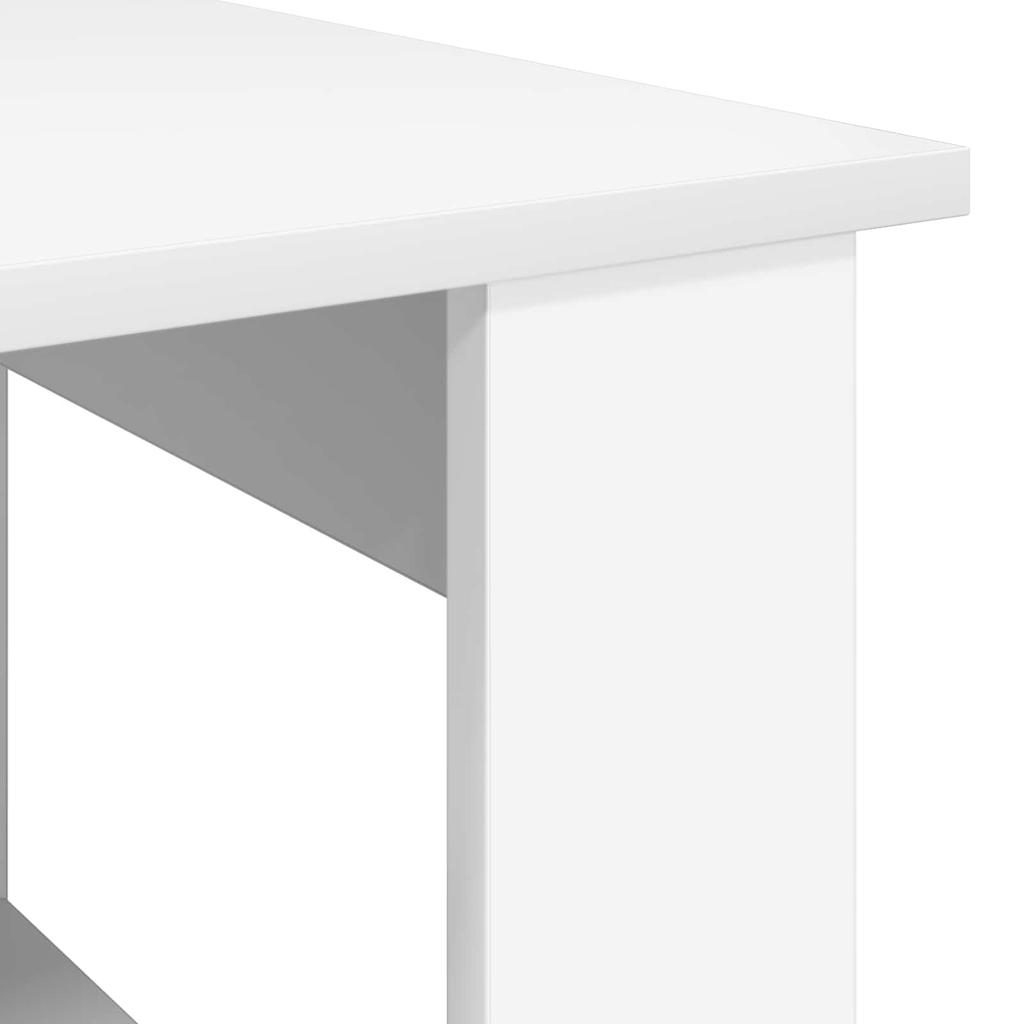White Coffee Table 72 x 50 x 50 cm Particleboard