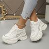 Fashion Chunky Platform Women Sport Sneaker 2025 Spring Summer Breathable Casual Sneakers Woman Thick Bottom Vulcanizd Shoes Female