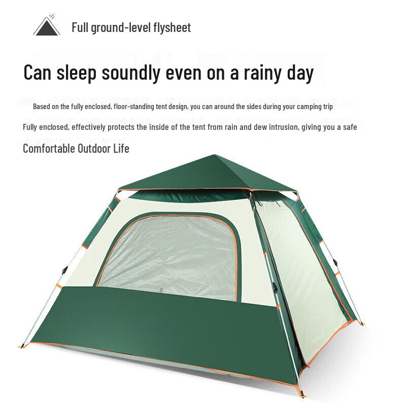 Jihang Automatic 3-4 Person Outdoor Camping Tent