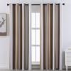 Full Blackout Striped Printed Curtain Fabric Finished Product