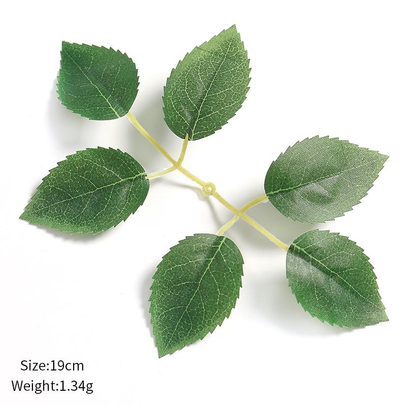 

30/50 шт. Искусственные зеленые листья Листья розы Рождественский декор для DIY Дома Свадьбы Невесты Декоративный лист Искусственное растение 30Pieces