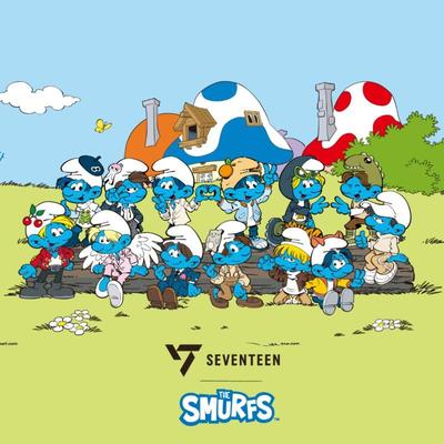 × The Smurfs Collaboration Metal Keyring - Random Design