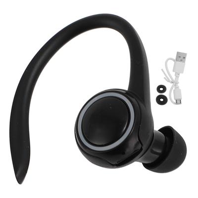 Wireless Earbud with Mic Active Noise Cancelling Ear Hook Headphone for Sports Driving Business