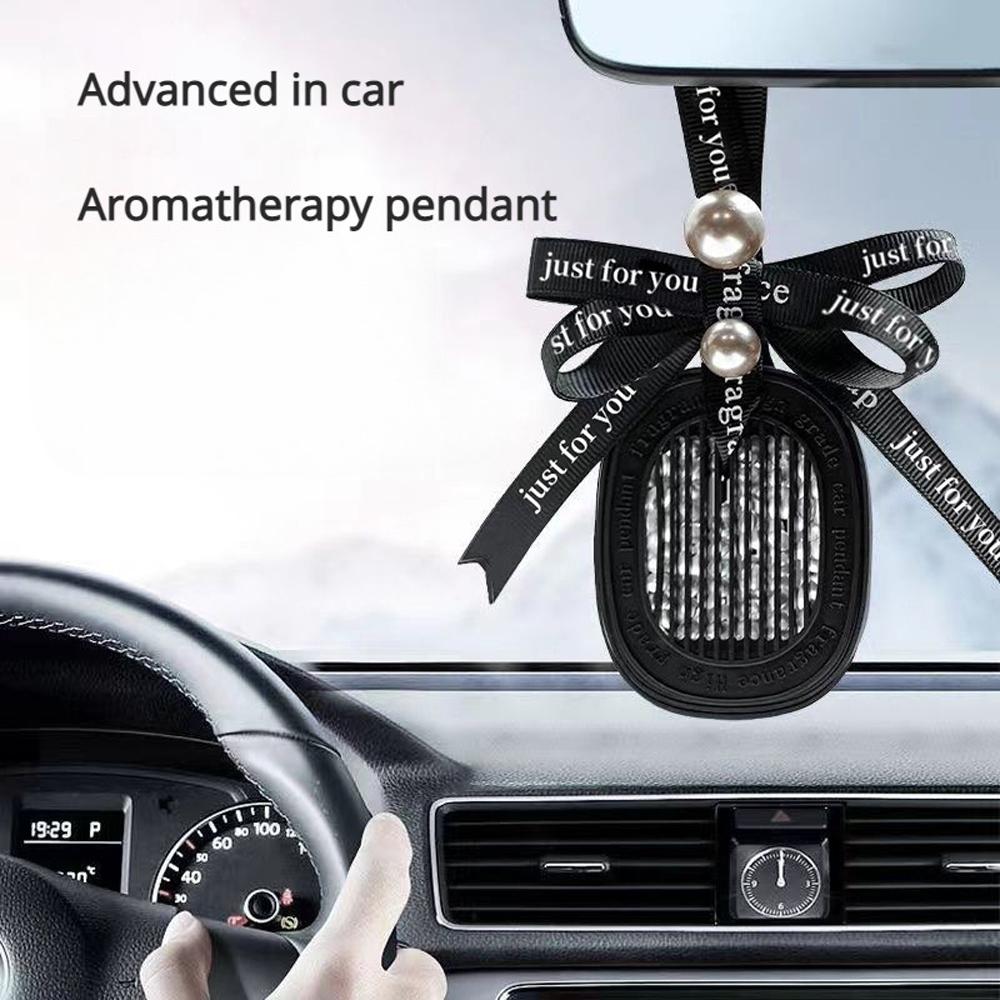 2Pcs Car Aromatherapy Diffuser Pendant High-End Long-Lasting Light Fragrance 7 Fragrance Pendants for Toyota Mercedes-Benz Bmw