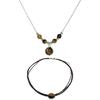 Women Adjustable Leather Necklace Highlighting Tigers Eye Stone Unique Fashion Accessory Suitable for Everyday Wear