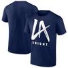 Men's Black LA Knight Big Logo T-Shirt Summer Short Sleeve Women Tee Shirts 2025 New Fashion Sports Children Clothes Tops