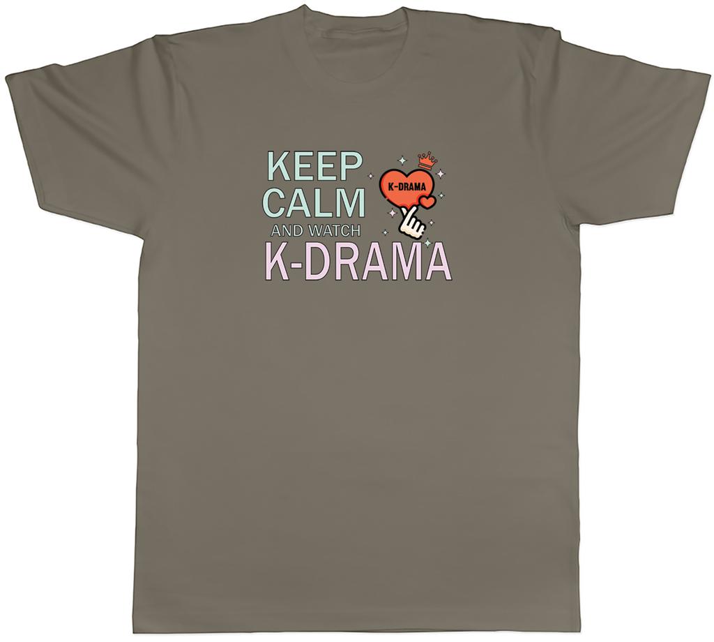 KDrama Unisexs TShirt Keep Calm And Watch KDrama Unisex Tee Gift