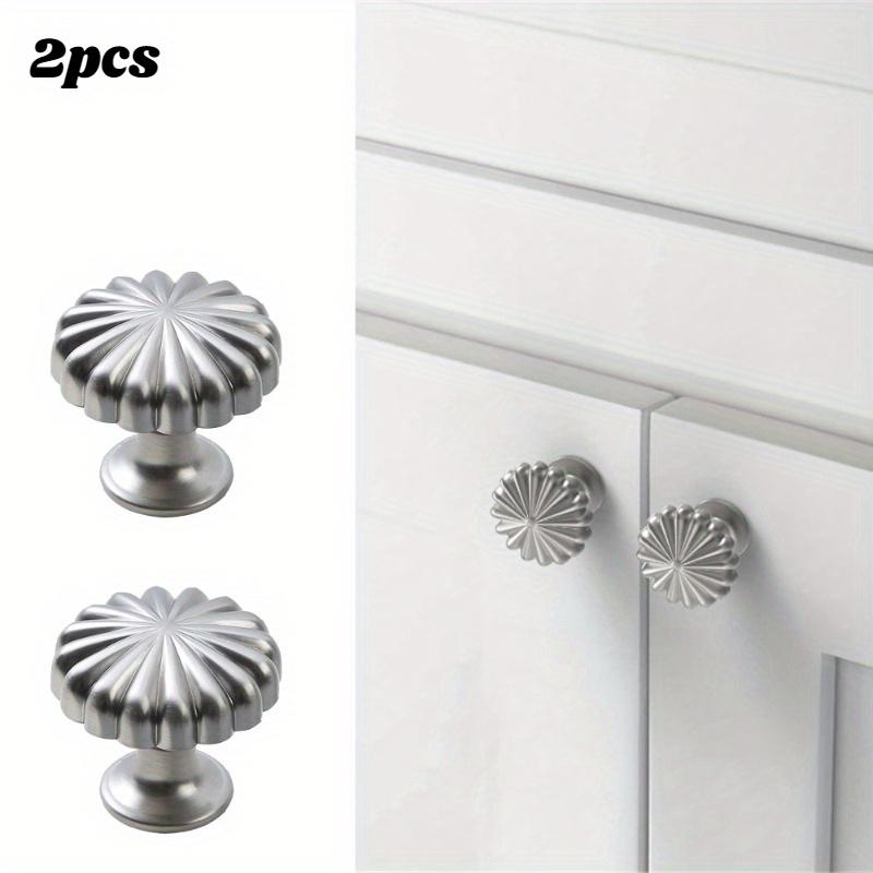 2pcs French Style Solid Brass Cabinet Handle Handle Pumpkin Type Kitchen Cabinet Pull Wardrobe Drawer Knob Furniture Pulls