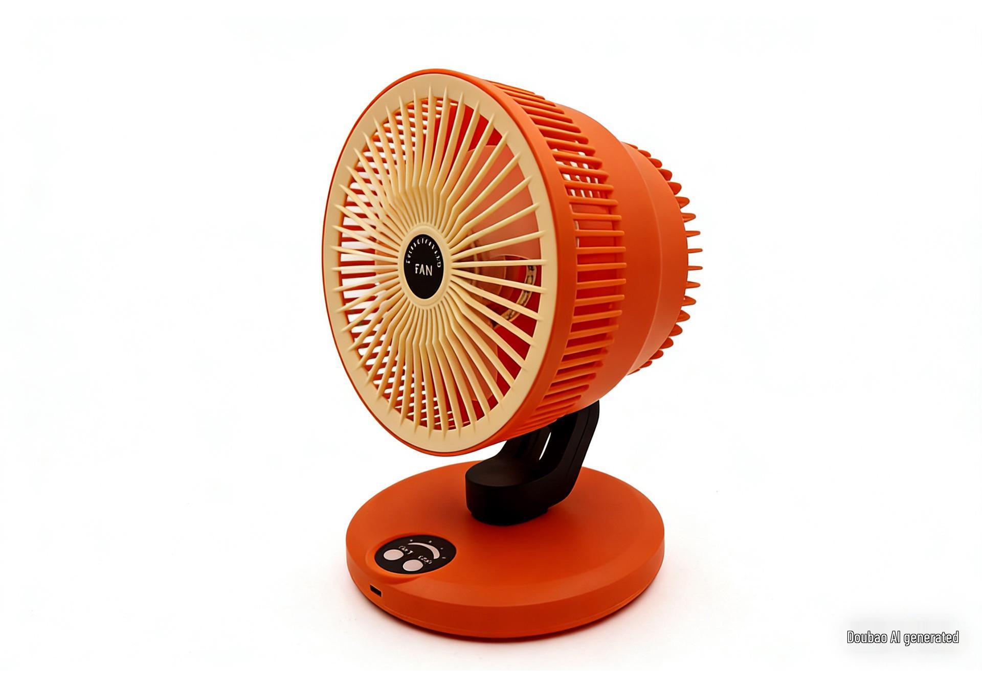 

Silent USB Desktop Air Circulator Fan for Office, Dorm, or Home with Oscillation Feature 18.7*18.1*25.9 cm