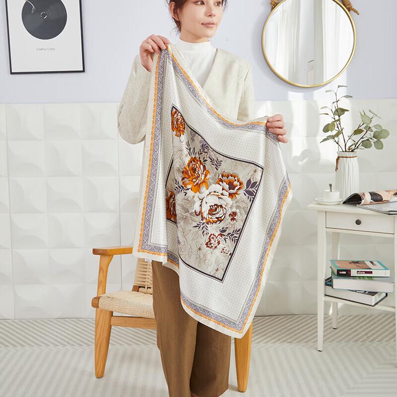 

Квадратный шелковый платок Hengyuanxiang в новом китайском стиле