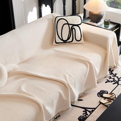 Estilo Francés Crema Toalla para Sofá Funda Completa para Sofá Manta de Celebridad de Internet Funda para Sofá Individual Funda para Cojín de Sofá Funda de Tela Tejido