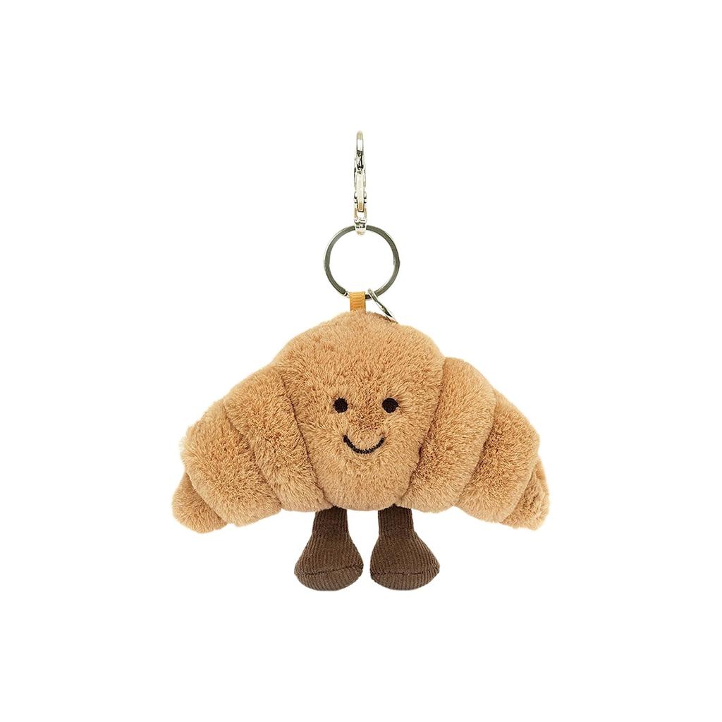 JELLYCAT Fun Food Croissant Ornament Doll Plush Pendant 8cm High
