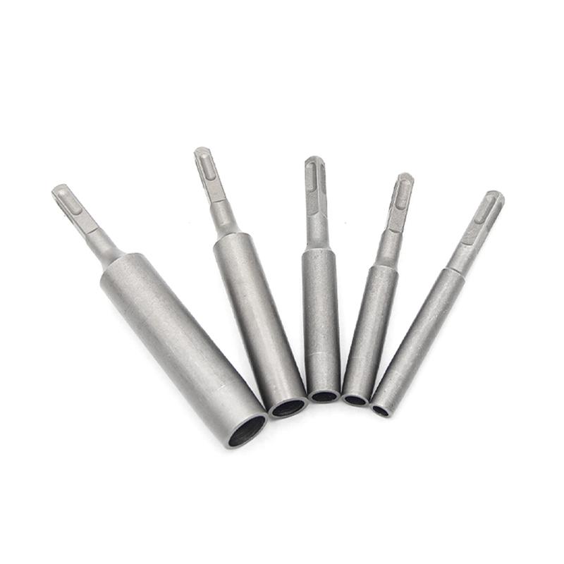 SDS Plus Professional Ground Rod Driver Steel Durable Hardened for 5/8 3/4Inch Ground Rod for SDS Plus Impact Drills