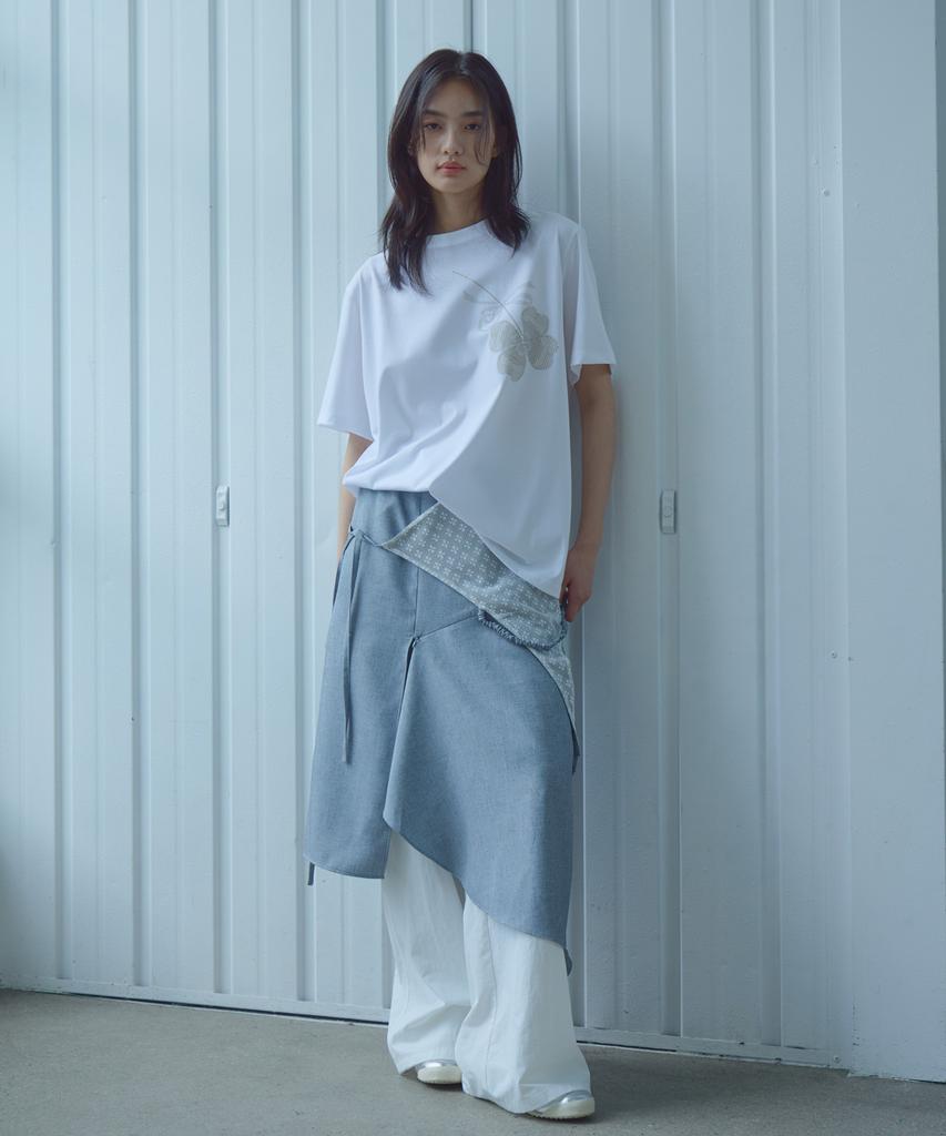Piiipi Origami Apron Two-Way Halterneck Dress_Blue