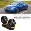 USB Dual Head Car Fan Portable Air Conditioner Auto Cooler Ventilation 12V Black Yellow