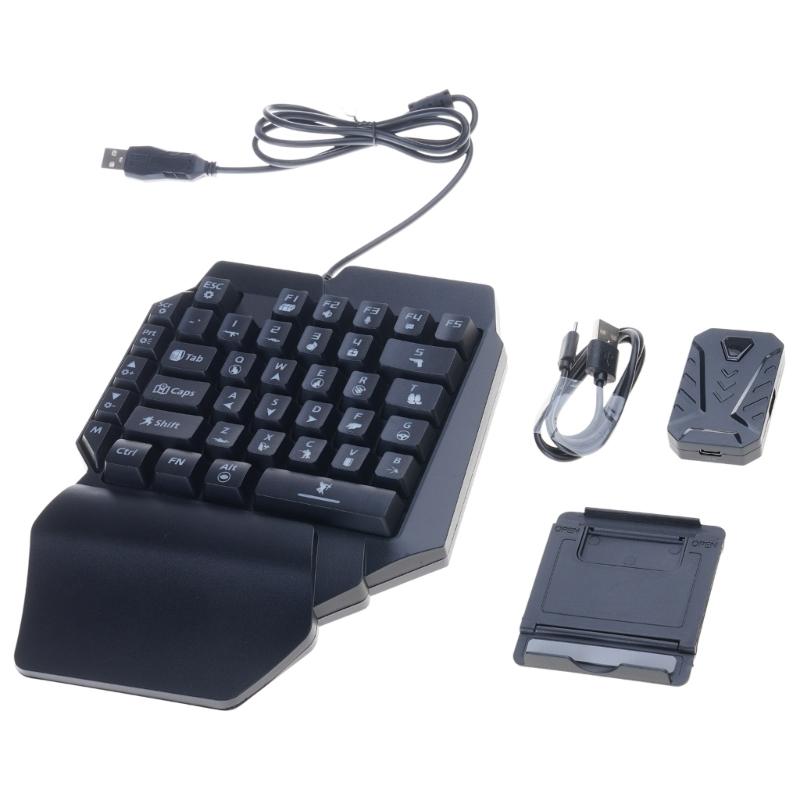 Gaming Keyboard Mouse Converter, Mobile Gaming Keyboard Mouse Converter Adapter,for Cellphone Game Device