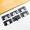 Sliding Door Track Roller Set - Wear-Resistant Concave Wheel for Cabinet Doors, High-Quality Cold-Rolled Steel