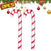 90cm Large Christmas Candy Cane Balloons for Xmas Tree Hanging Ornaments Red Crutches Inflatable Balloon Party Decor Supplies