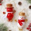 Cross-border Creative Painted Irregular Christmas Ornament - Sequin Snowman Pendant for Indoor Decoration