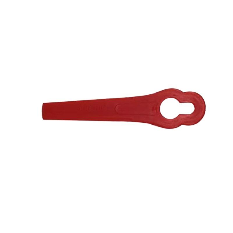 100pcs L83 12x7mm Gourd Shaped Lawn Mower Plastic Blade Garden Tools Lawn Mower Accessories Plastic Replacement Blades