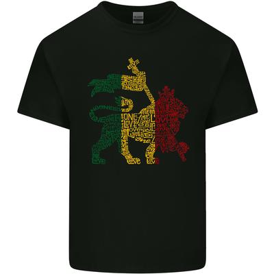 Rasta Lion Jamaica Reggae Music Jamaican Mens Light Cotton T-Shirt