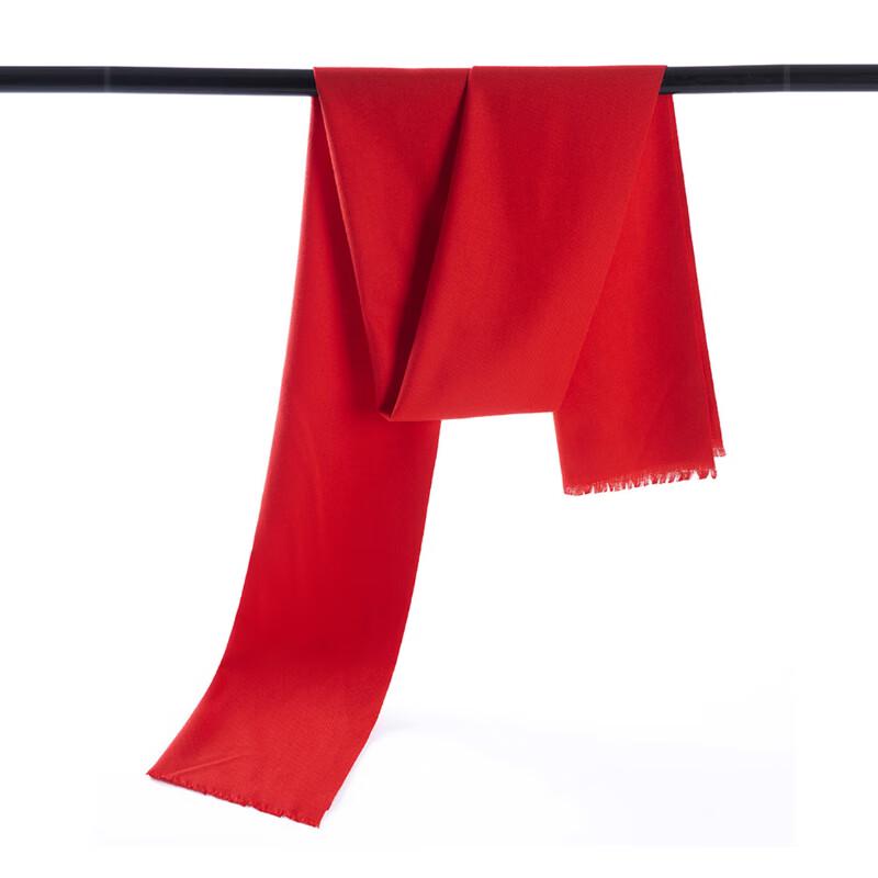 Lu Fenglai Red Chinese Style Customizable Scarf