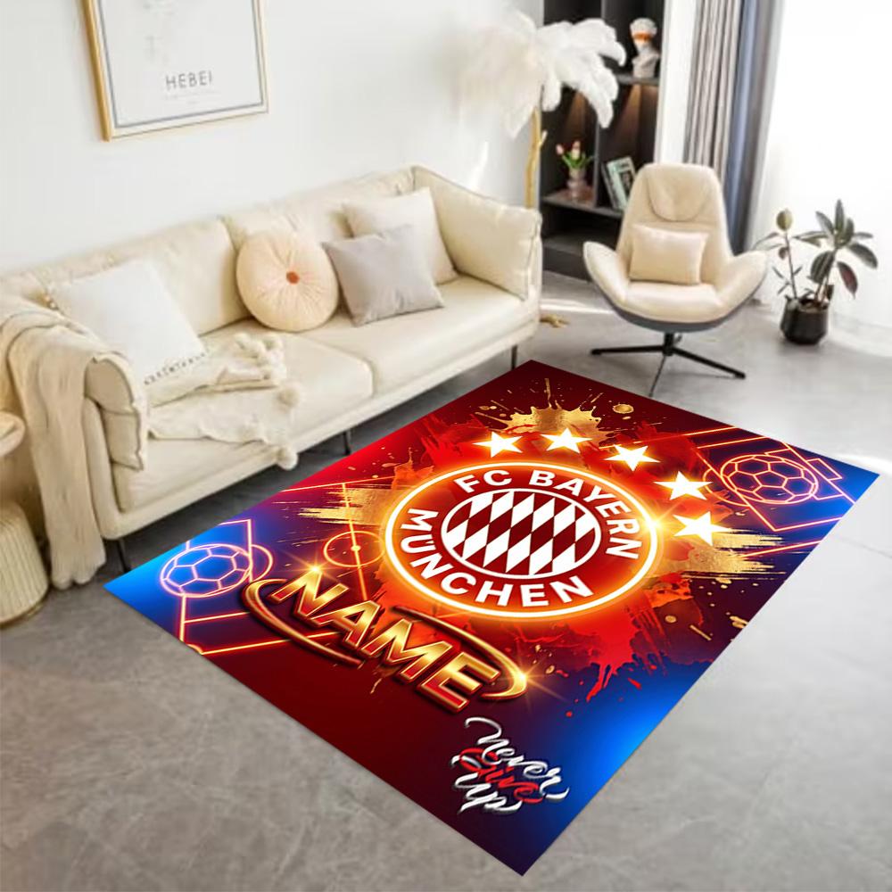 Bayern Munich Fan Gear Floor Mat Suitable for Living Rooms Study Room Decorate Room Dormitory Antislip Carpet Office Home Decor