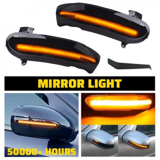 

For Mercedes Benz SLK-Class R171 W171 04-08 Sequential LED Mirror Puddle Light A