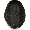 Motorcycle Seating Bucket Lining Mat Seat Bucket Pad PU Rear Cargo Trunk Liner Pad Rear Seat Protection Tool Fit for ADV160 ADV 160 (Black)