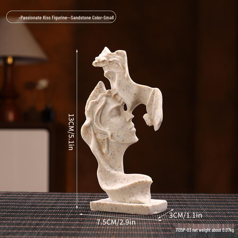 Abstraktné živicové figúrky na ozdobu do obývačky a na stôl