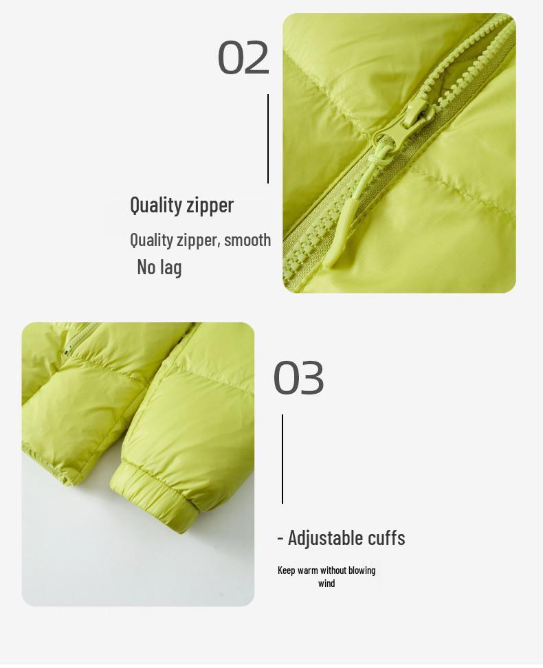 2025 Winter Hooded Trendy Down Jacket - Stylish Solid Color Loose Casual Coat