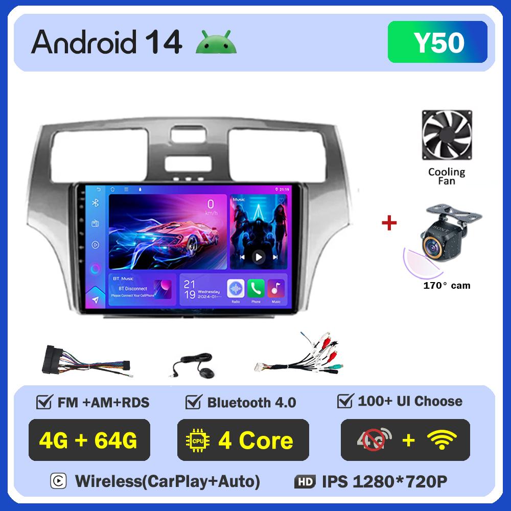 For Lexus ES300 ES 300 ES330 XV30 ES 330 2001-2006 Carplay Auto Screen Wireless Android Auto Car Intelligent Systems AutoMotive