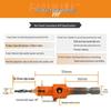 Hex Shank Alloy Taper Hole Countersink Drill Bit for Woodworking & Furniture Installation