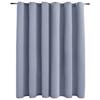 Rideau occultant - vidaXL - 290x245 cm - Gris - Polyester - Œillets en métal