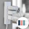 4 stk Power Strip Holder Selvklebende Punch-Free Socket Holder Enkel å installere Veggfeste Socket Fixer Wi-Fi Router Fjernkontroll Organizer