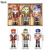 Christmas Wooden Pendants Gingerbread Man Gnomes Xmas Tree Hanging Oranment 2025 Noel Navidad Decorations for Home New Year Gift
