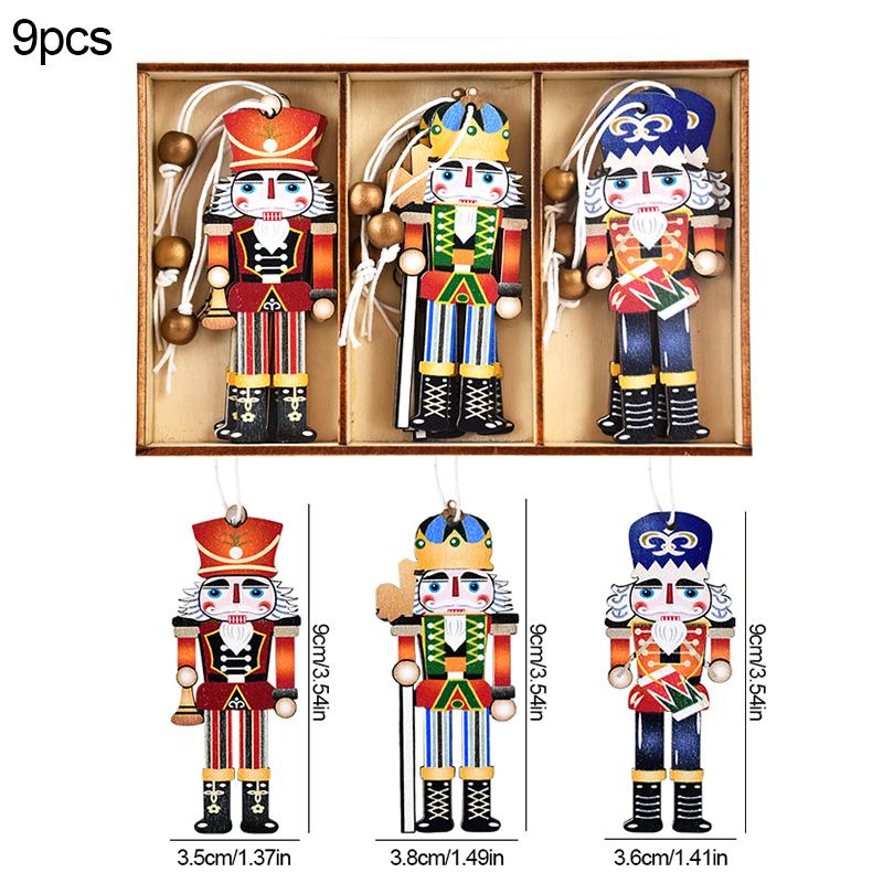 Christmas Wooden Pendants Gingerbread Man Gnomes Xmas Tree Hanging Oranment 2025 Noel Navidad Decorations for Home New Year Gift