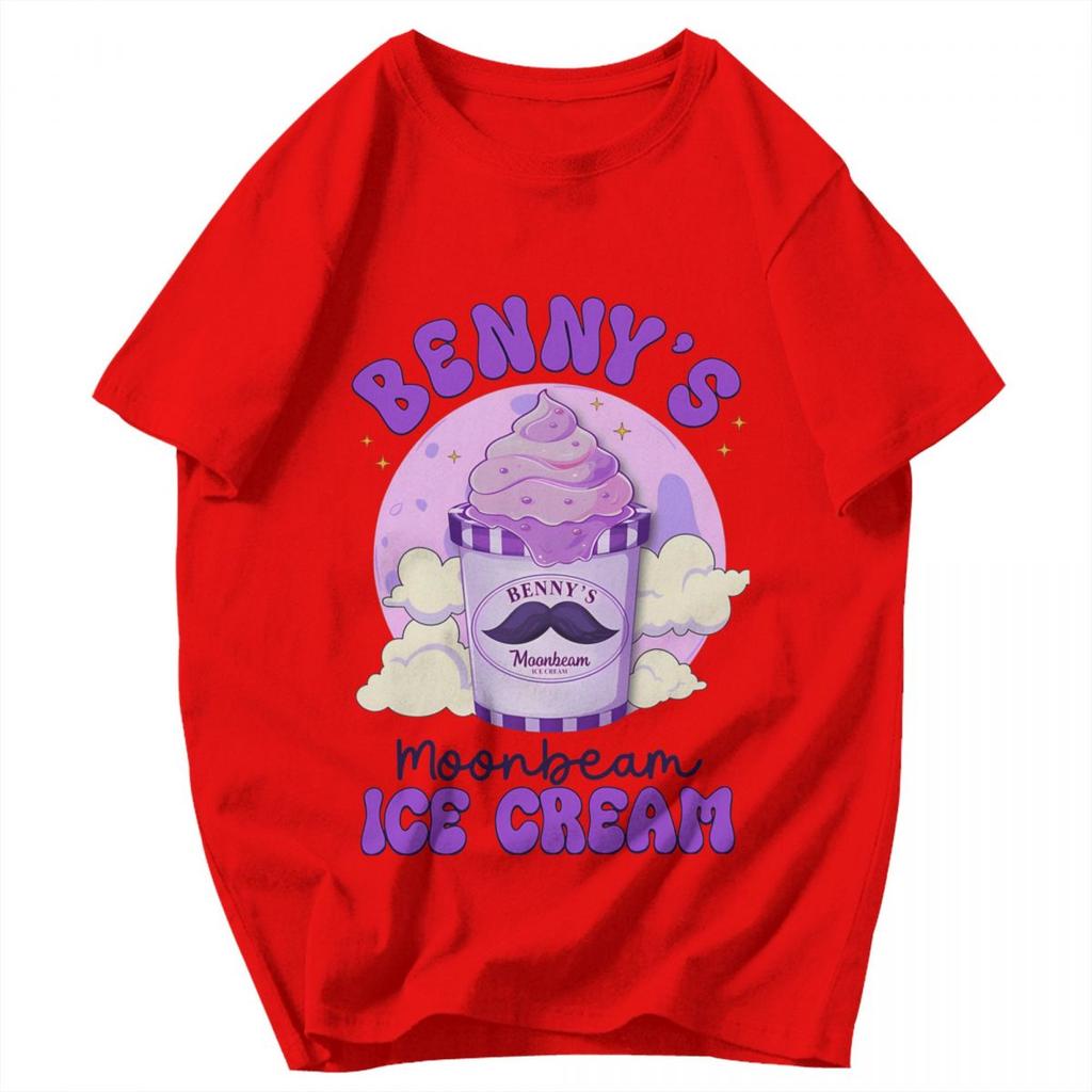 T-shirt da uomo Benson Boone Moonbeam Ice Cream Tour Album 2025 Trendy Estiva Y2K Grafica Personalizzata Abbigliamento Unisex T-shirt