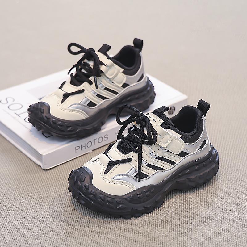 Stylish sneakers for older children2026New Spring/Summer Single-Layer Boys' Running Shoes and Girls' Tire-Style Casual Shoes