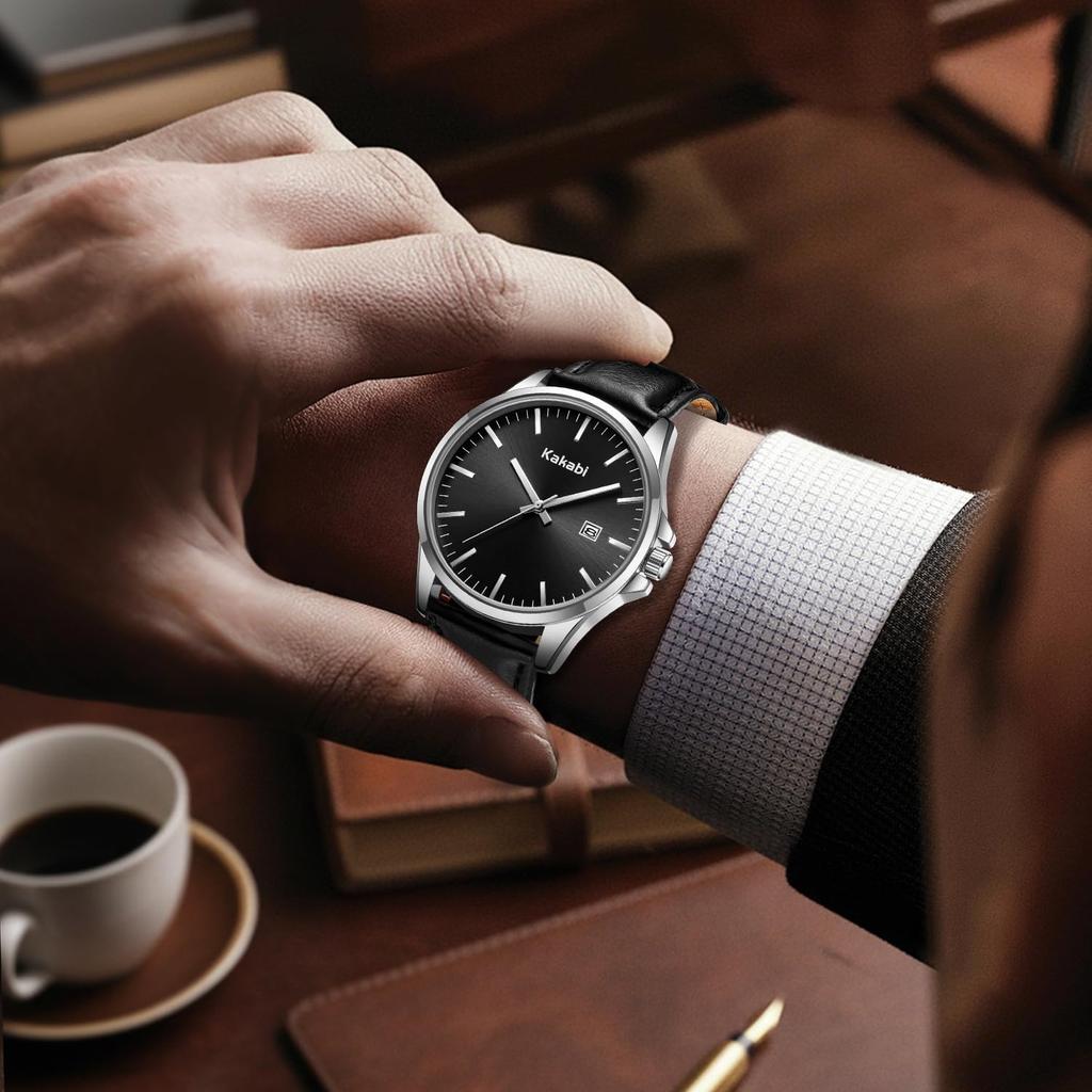 BEN NEVIS Men's Watch Simple Stylish Leather Casual Date Display Waterproof Analog Quartz Fashion Unisex Business Commute Banquet Daily