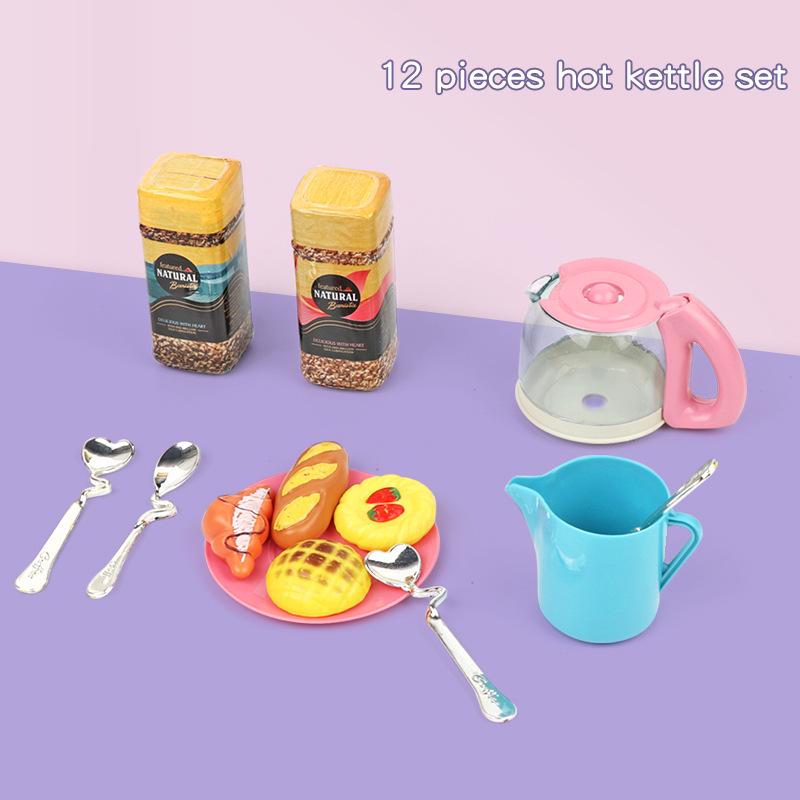 52-Piece Children s Role-Play Tea & Snack Set with Spray Induction Cooker