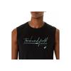 Asics Bequeme Einfache Hautfreundliche Ärmellose Weste Hohe Leistung Herren Tops Schwarz 2091A743-001